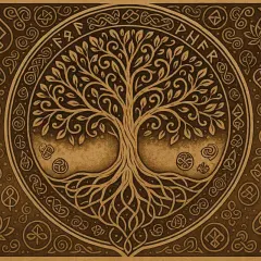El **árbol de la vida significado** en este diseño celta, con sus raíces profundas y ramas expansivas, simboliza conexión, crecimiento y eternidad.