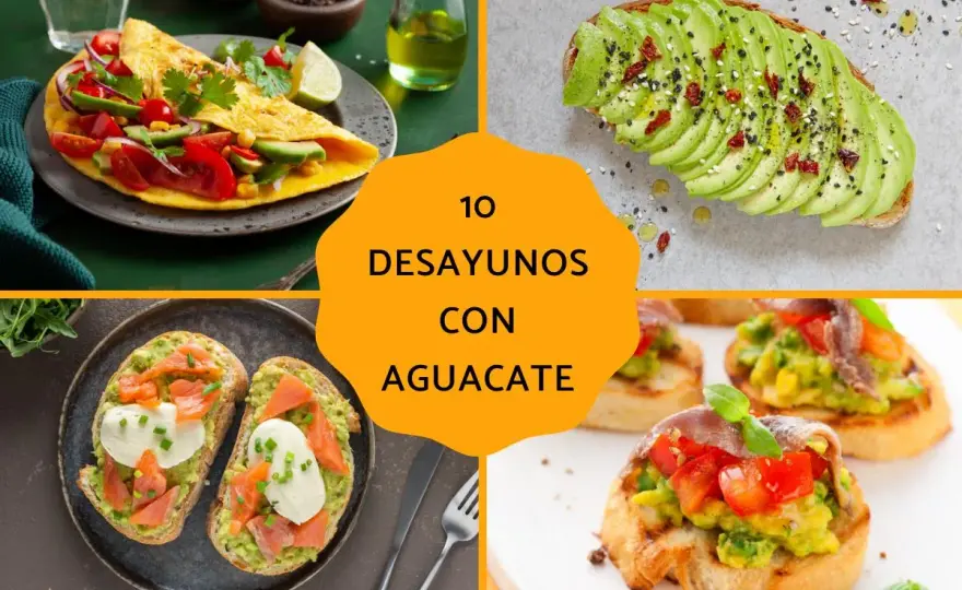 Desayunos con aguacate para adelgazar sin pasar hambre