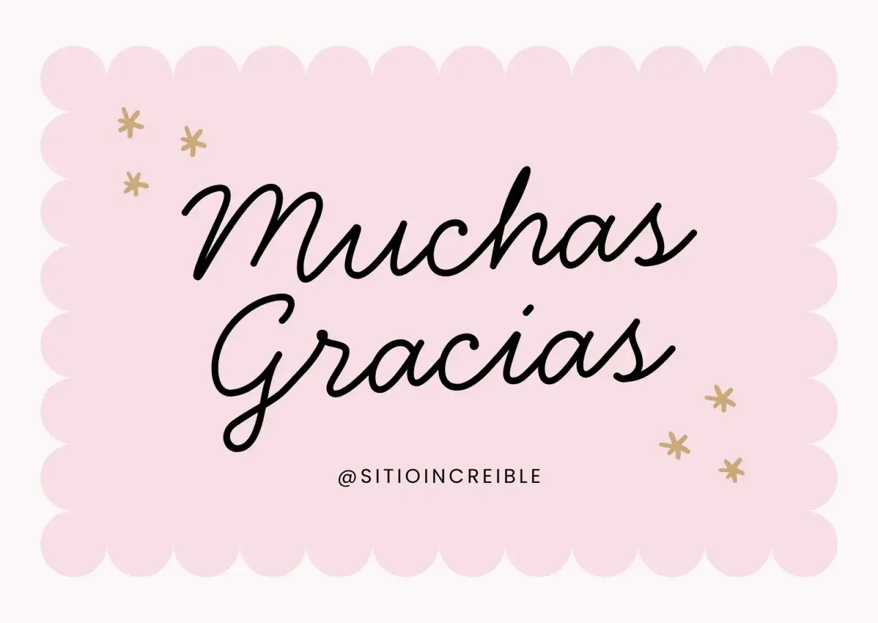 Muchas Gracias